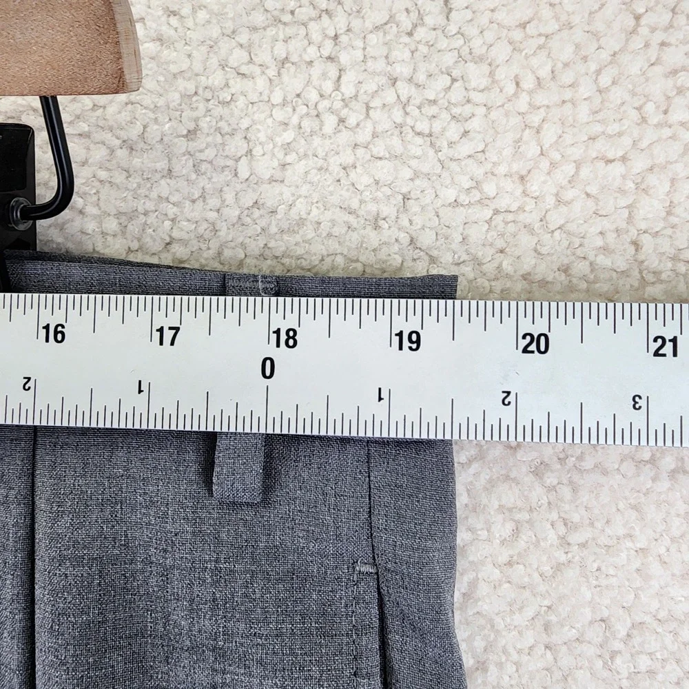 Lauren Ralph Lauren Performance Wool‎ Dress Pants Mens 38x30 Grey Pleated Cuff